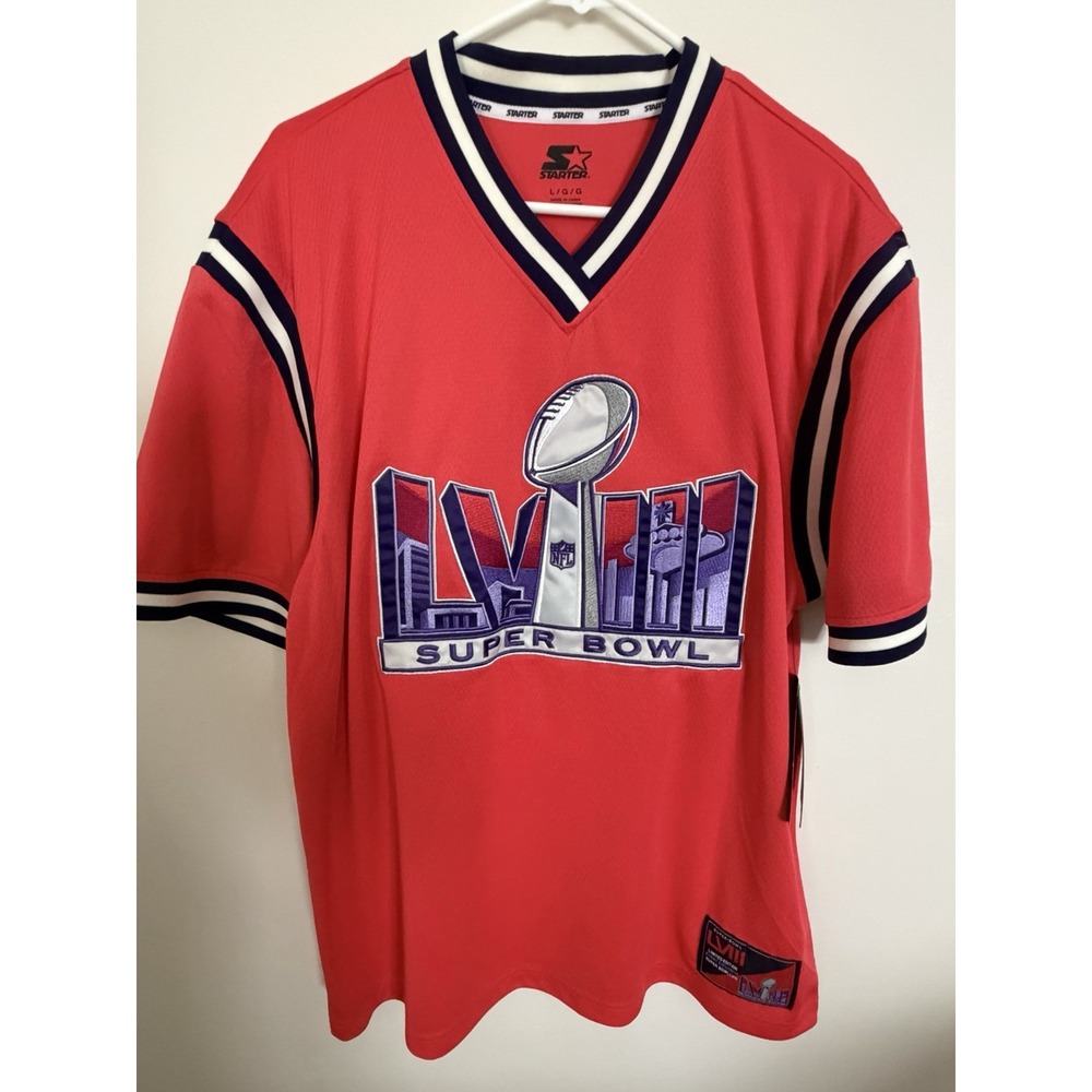SUPER BOWL LVIII Patriots Packers RARE Limited Ed. Starter Stitched Jersey sizeL - Picture 1 of 6